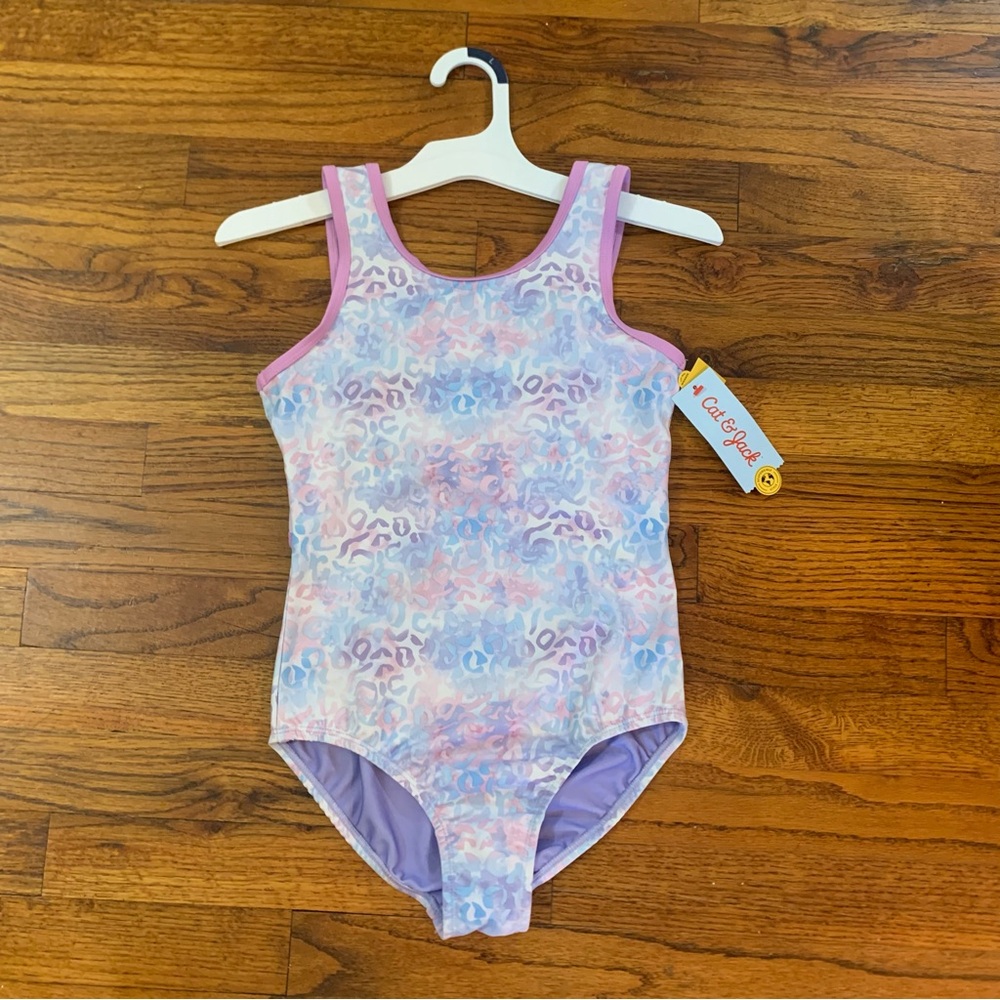 Girls Gymnastics Leopard Print Pull-On Leotard Cat & Jack Pink & Purple 
NWT NEW - Picture 14 of 16